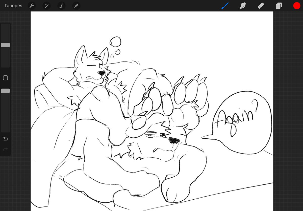 GogaSharkov's tweet photo. Draw something 💦🐾 https://t.co/AZziWqsE6l