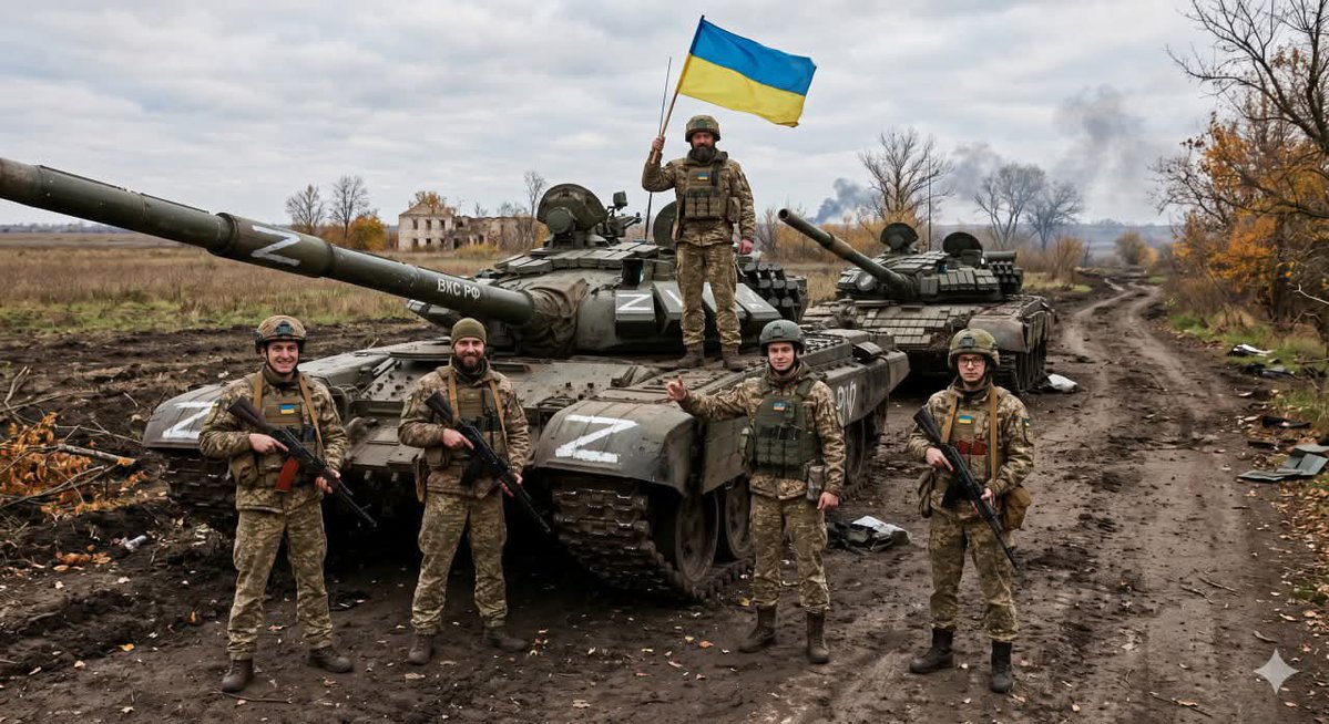 RT by @mikenov: During one operation, Ukrainian forces quickly captured a column of Russian armored vehicles. But instead of simply blowing up the tanks and IFVs, Ukrainian crews did something the Russians never expected. They climbed into the captured Russian tanks, switched on the Russian…