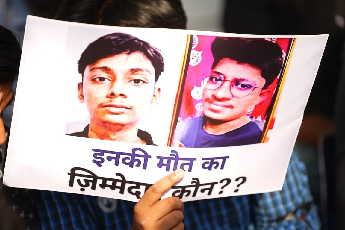 ASAP4Students's tweet photo. #NEETPaperLeak मामले में केंद्रीय शिक्षा मंत्री धर्मेंद्र प्रधान के विरोध में जंतर-मंतर पर प्रदर्शन💪🏻 https://t.co/F0uIopyVKN