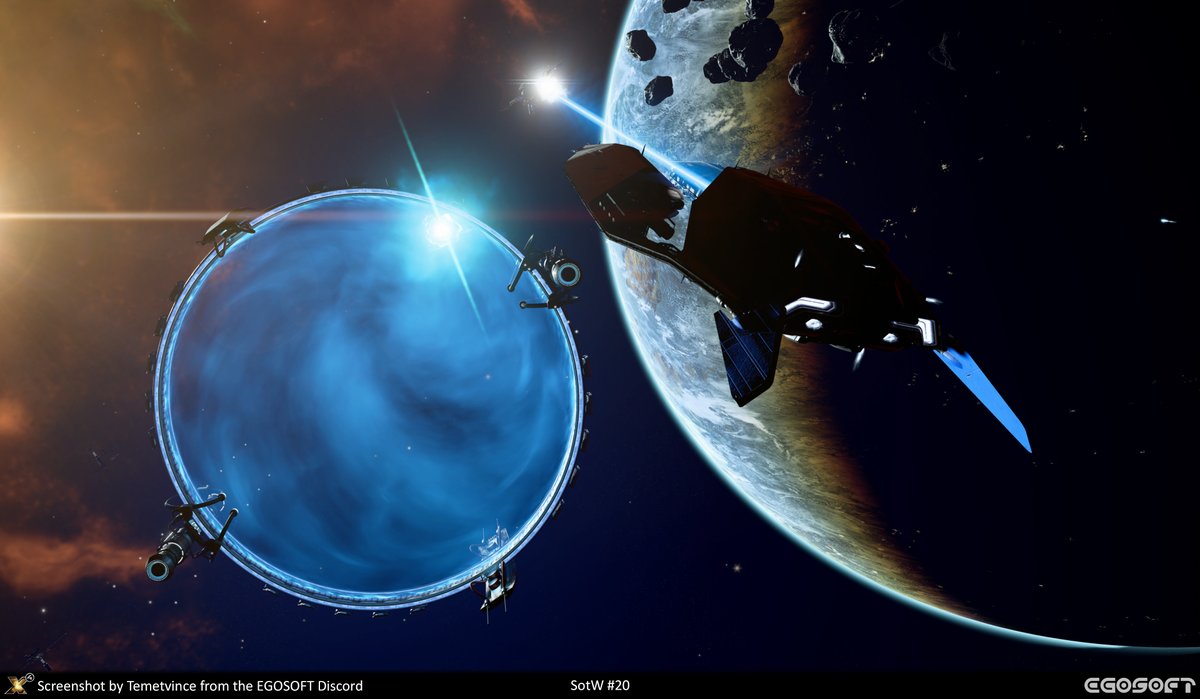 EGOSOFT's tweet photo. 📸 We're coming in hot with this week's #ScreenshotOfTheWeek winners, who presented these awesome #X4Foundations screenshots.
🎉 Big congratulations to Temetvince, Maksimus, ChibiPhoenix, and Hih!
Visit our Discord today:
🔗 https://t.co/7SB0gUOYvi
#Gaming #Space #SimulationGames https://t.co/MAugepcTUY