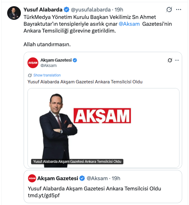 Zafer Arapkirli tweet media