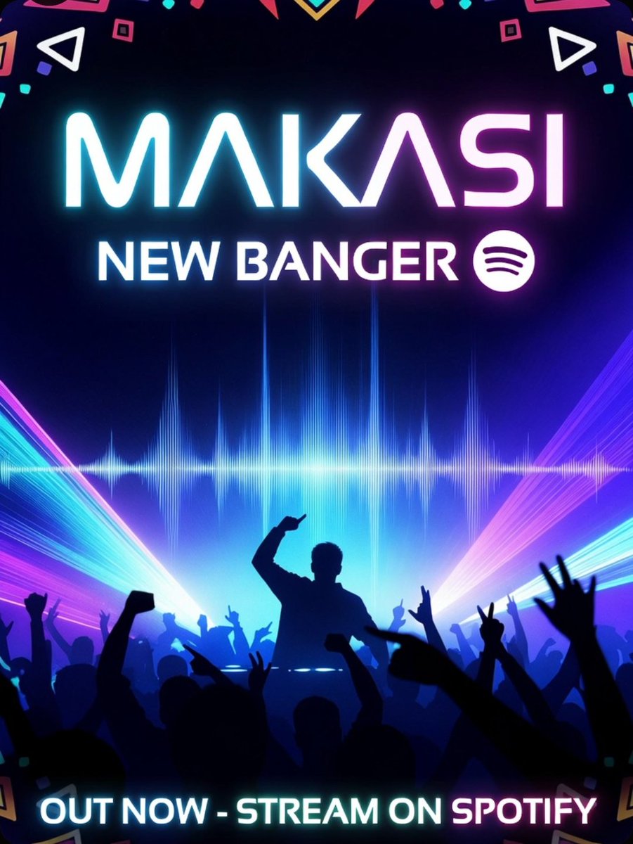 Miracle_Crypt00's tweet photo. Makasi just dropped a banger!! This new track is hitting different  Who's already on repeat? Stream it here: https://t.co/Z8y85oe872… @djmakasi

Drop your favorite part in the comments  #NewMusic #Makasi https://t.co/gKPfk8Zaj5