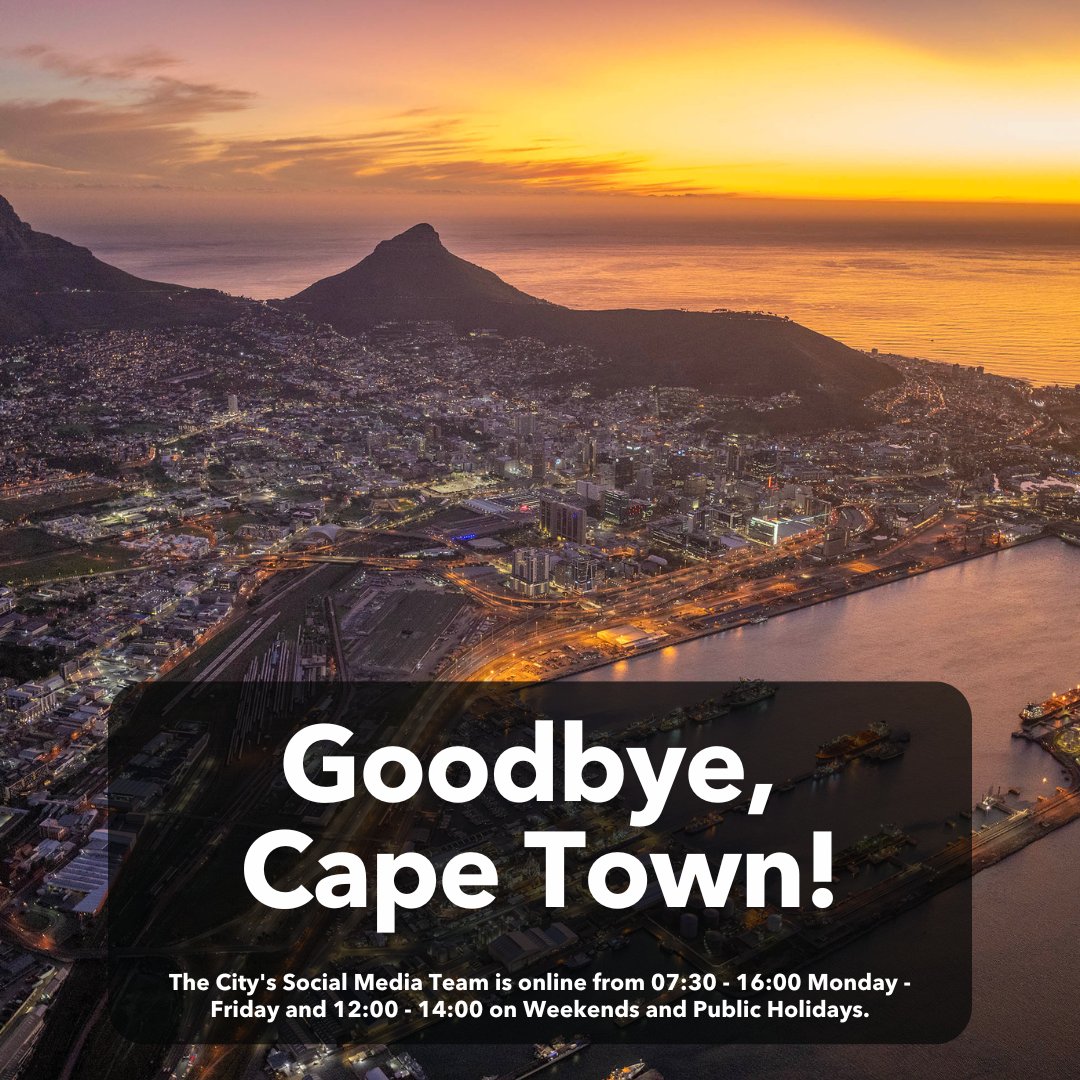 City of Cape Town tweet media