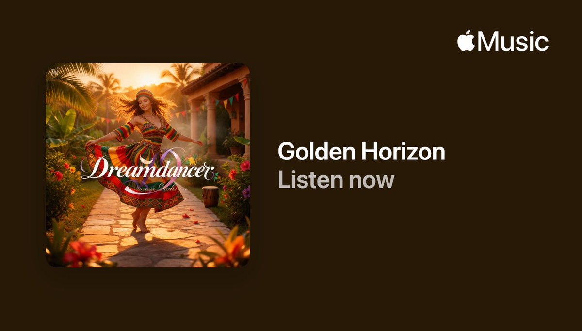 DreamDancerLite's tweet photo. listen on @AppleMusic 🌅🌅 https://t.co/3LTsl1InVR