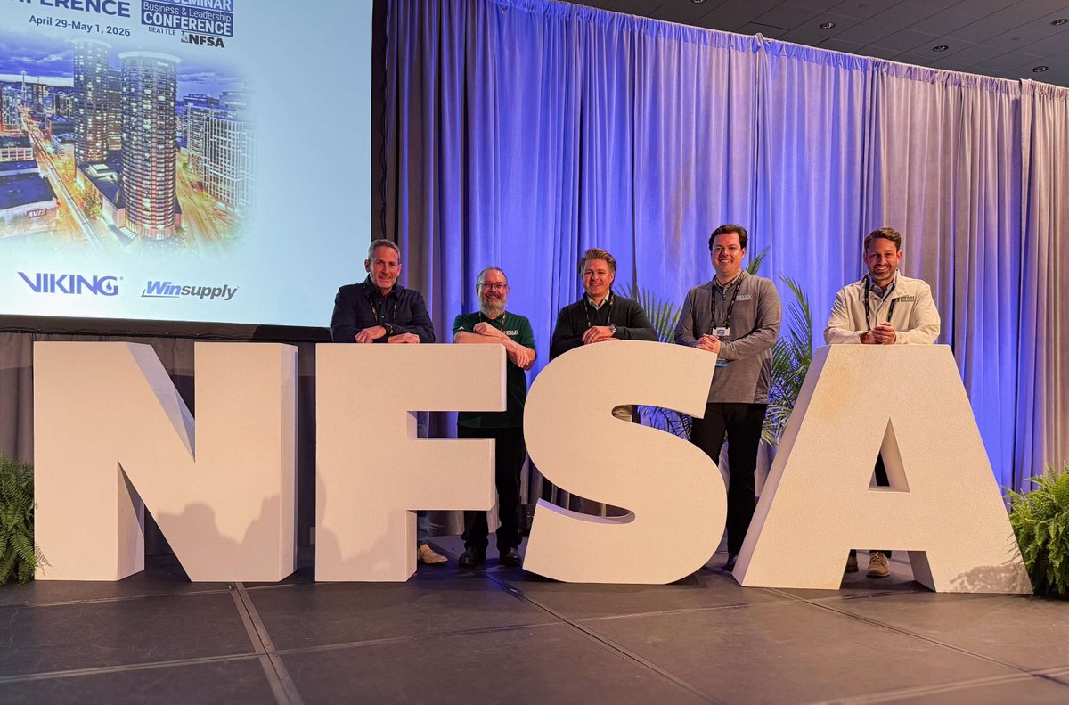 RyanFireProtect's tweet photo. 🔥 Ryan was at the 2026 NFSA Business &amp; Leadership Conference in Seattle!

Grateful for the opportunity to connect with the people who help move the fire protection industry forward. Thanks to NFSA for bringing everyone together and continuing to advance our industry!

#NFSABLC26 https://t.co/GsgkZ1BVAm