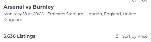 ryan_f93's tweet photo. @ArsenalBallots This is where all the TX tickets are atm. Shame there will be empty seats on Monday because of this. https://t.co/Ypqs12lCnR