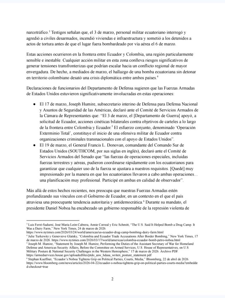 ArturoJEscala's tweet photo. #BuenasNoticias.  @MashiRafael EL CASO DEL SR ALCALDE DE GUAYAQUIL  @aquilesalvarez  || 🧑‍🏫🚨LLEGA A EE.UU. POR PETICIÓN DE 20 CONGRESISTAS: INVESTIGACIONES EN MARCHA.
 
El caso del alcalde de Guayaquil, Aquiles Álvarez, ha dado un giro inesperado: llegó a Estados Unidos gracias a la solicitud presentada por 20 congresistas estadounidenses, quienes pidieron una intervención en Ecuador en temas de democracia, derechos humanos y procesos judiciales.
 
Esta medida abre la puerta a que se realicen revisiones profundas no solo en su caso, sino también en otras investigaciones abiertas contra figuras públicas y empresariales del país. Las autoridades norteamericanas analizarán las pruebas y el desarrollo de los procesos para determinar si se respetan las leyes y las garantías legales.
 
Se recuerda que Álvarez enfrenta cargos por presunta defraudación, lavado de activos y manejo ilícito de recursos, junto a varios familiares y colaboradores. Ahora, con esta nueva etapa, la ciudadanía se pregunta: ¿Serán estas investigaciones más transparentes y objetivas? ¿Se aplicará la misma justicia para todos, o seguirán existiendo favores y protecciones?
 
Lo cierto es que la presencia de esta solicitud internacional confirma que lo que ocurre en la justicia ecuatoriana ya no es un asunto interno, y que se exige que se aclaren todas las versiones y se haga justicia real. 🇪🇨🇺🇸
 
#AquilesAlvarez #InvestigacionesInternacionales #Democracia #Justicia #Ecuador