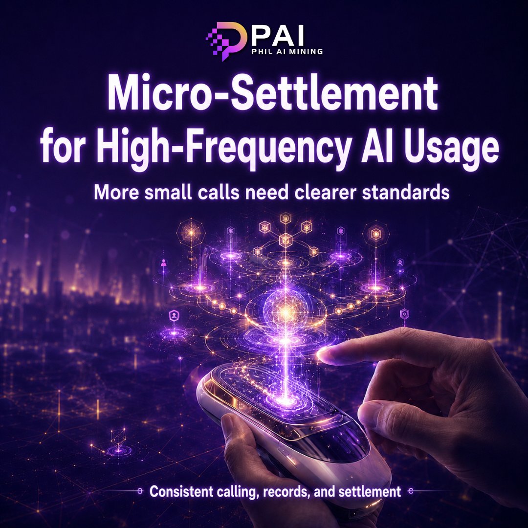 PhilAI_'s tweet photo. ⚡🧾 AI usage is shifting from “one big job” to “thousands of small calls.” That’s why the market needs micro-settlement standards for high-frequency usage. PAI is positioned to support that kind of consistent flow. 🔁

#PAI #PhilAI #AIInfrastructure #Settlement https://t.co/ugyIJRjPUH