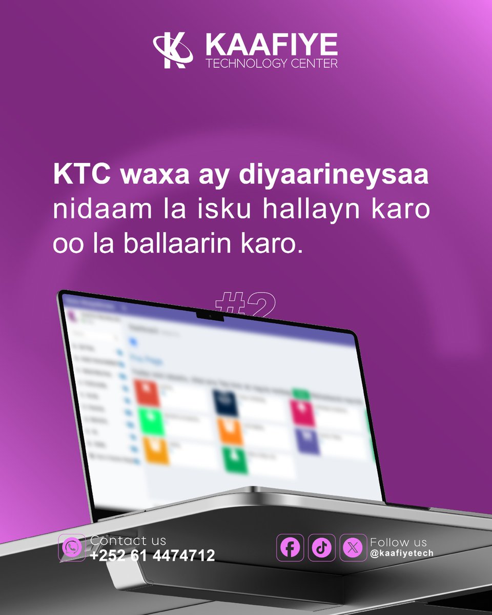 KaafiyeTech's tweet photo. KTC can provide you with a reliable and scalable system.
#ktc https://t.co/trnHvWqvLa