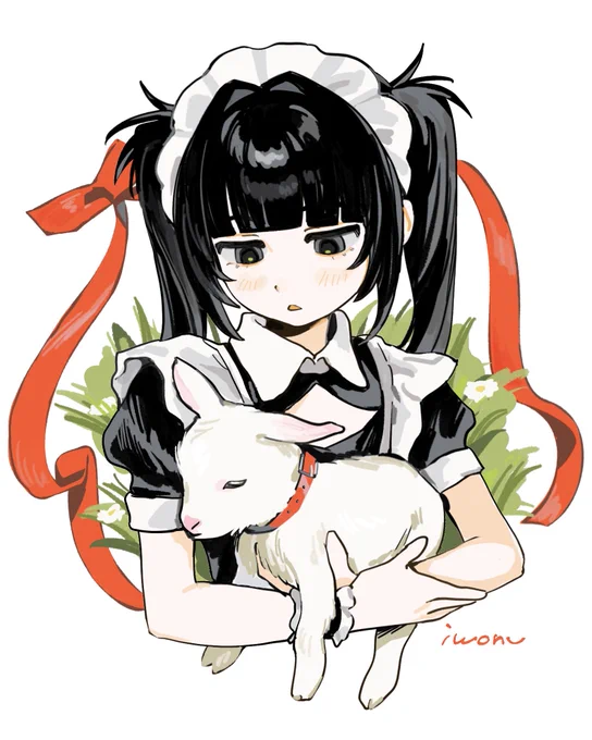 メイドと子ヤギ