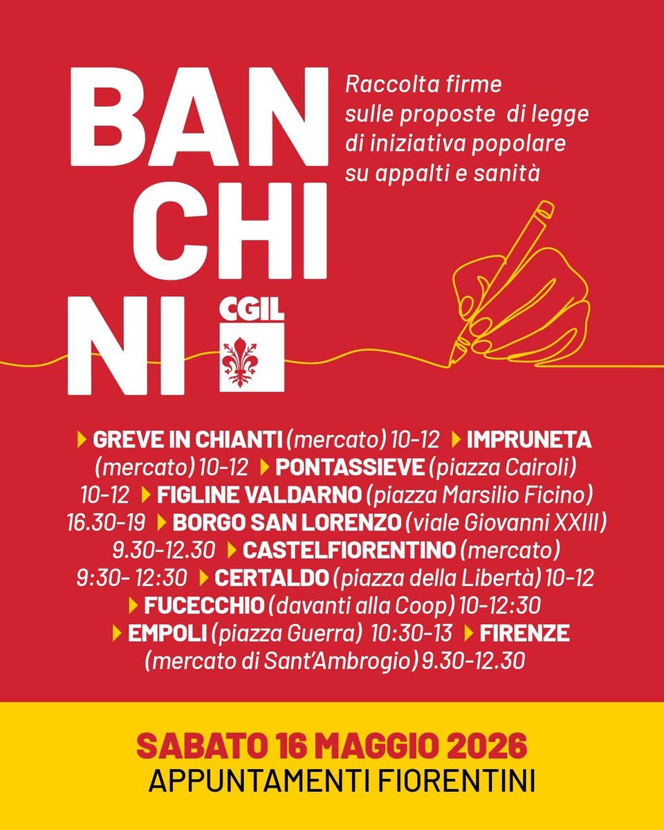 CgilFirenze's tweet photo. ✍️ 𝐍𝐞𝐥𝐥𝐞 𝐩𝐢𝐚𝐳𝐳𝐞 𝐟𝐢𝐨𝐫𝐞𝐧𝐭𝐢𝐧𝐞 𝐩𝐞𝐫 𝐥𝐚 𝐫𝐚𝐜𝐜𝐨𝐥𝐭𝐚 𝐟𝐢𝐫𝐦𝐞 𝐩𝐞𝐫 𝐥𝐞 𝐩𝐫𝐨𝐩𝐨𝐬𝐭𝐞 𝐝𝐢 𝐥𝐞𝐠𝐠𝐞 𝐬𝐮 𝐚𝐩𝐩𝐚𝐥𝐭𝐢 𝐞 𝐬𝐚𝐧𝐢𝐭𝐚̀

🙏🏻 Grazie per la firma al sindaco di Empoli Mantellassi!

👉 Info e firma online: https://t.co/lQ7jbOHPWO https://t.co/UiI6JtaWnm