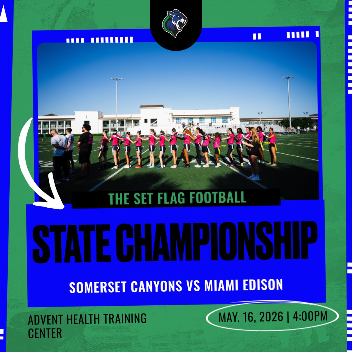 Somerset Cougars Girls Flag Football tweet media