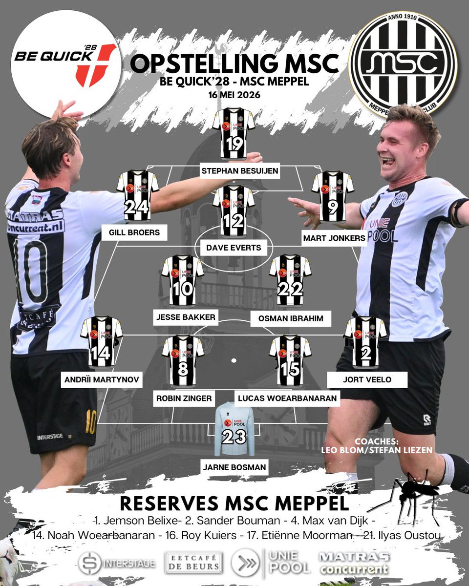 🤍🖤🤍 MSC Meppel tweet media