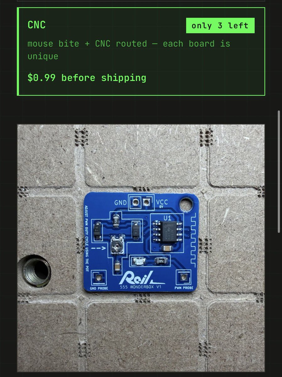 There are only 3 boards left from PROJECT CHEAP PCB! The support