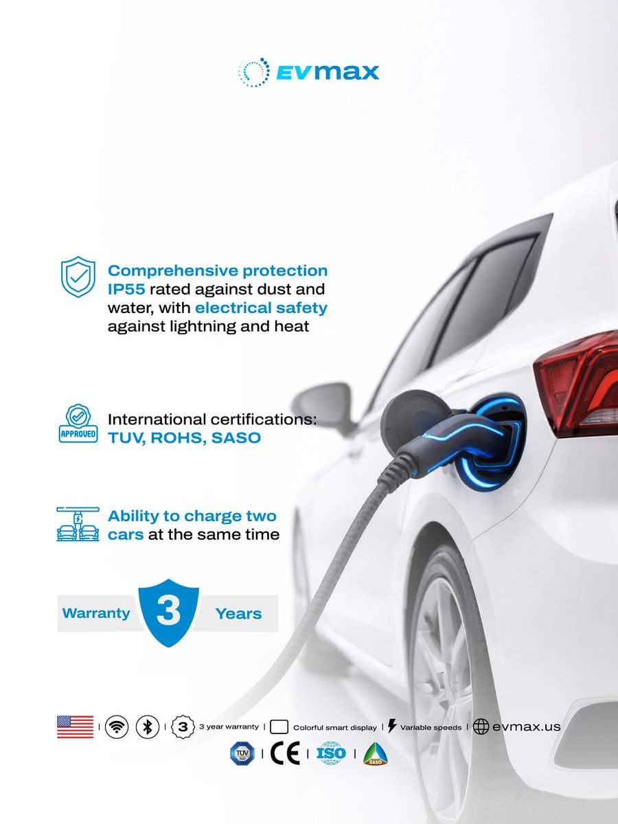 EVmax2025's tweet photo. The power your car needs in a single charging station ⚡
Take your site’s efficiency to the next level with the DC Floor Mounted Charger — the all-in-one solution that combines massive speed and technical intelligence in one design https://t.co/xNdMnQvh2R