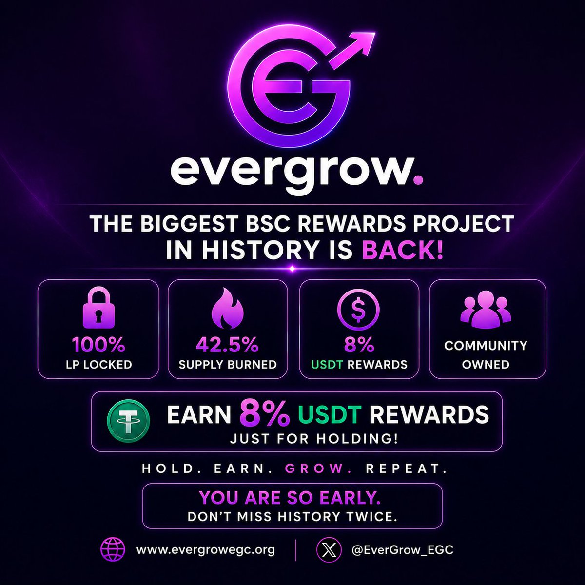 EverGrow tweet media