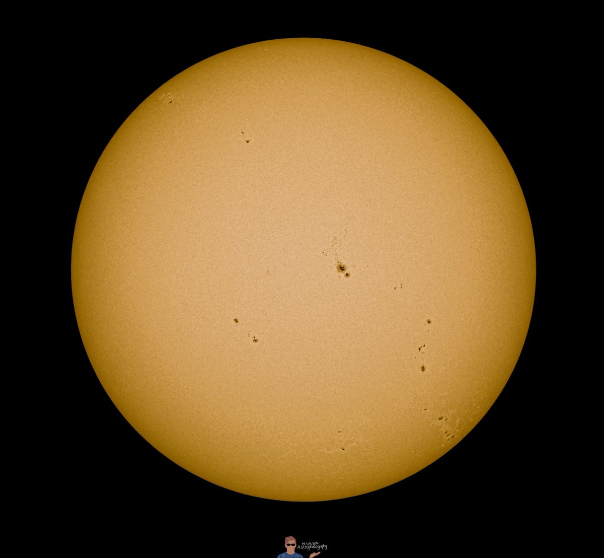 mwilsonastro's tweet photo. The Sun, 30/04/2026.
#sun #solarphotography #sunspots #solarimaging #astrophotography @skyatnightmag https://t.co/MxJJ49zhI0