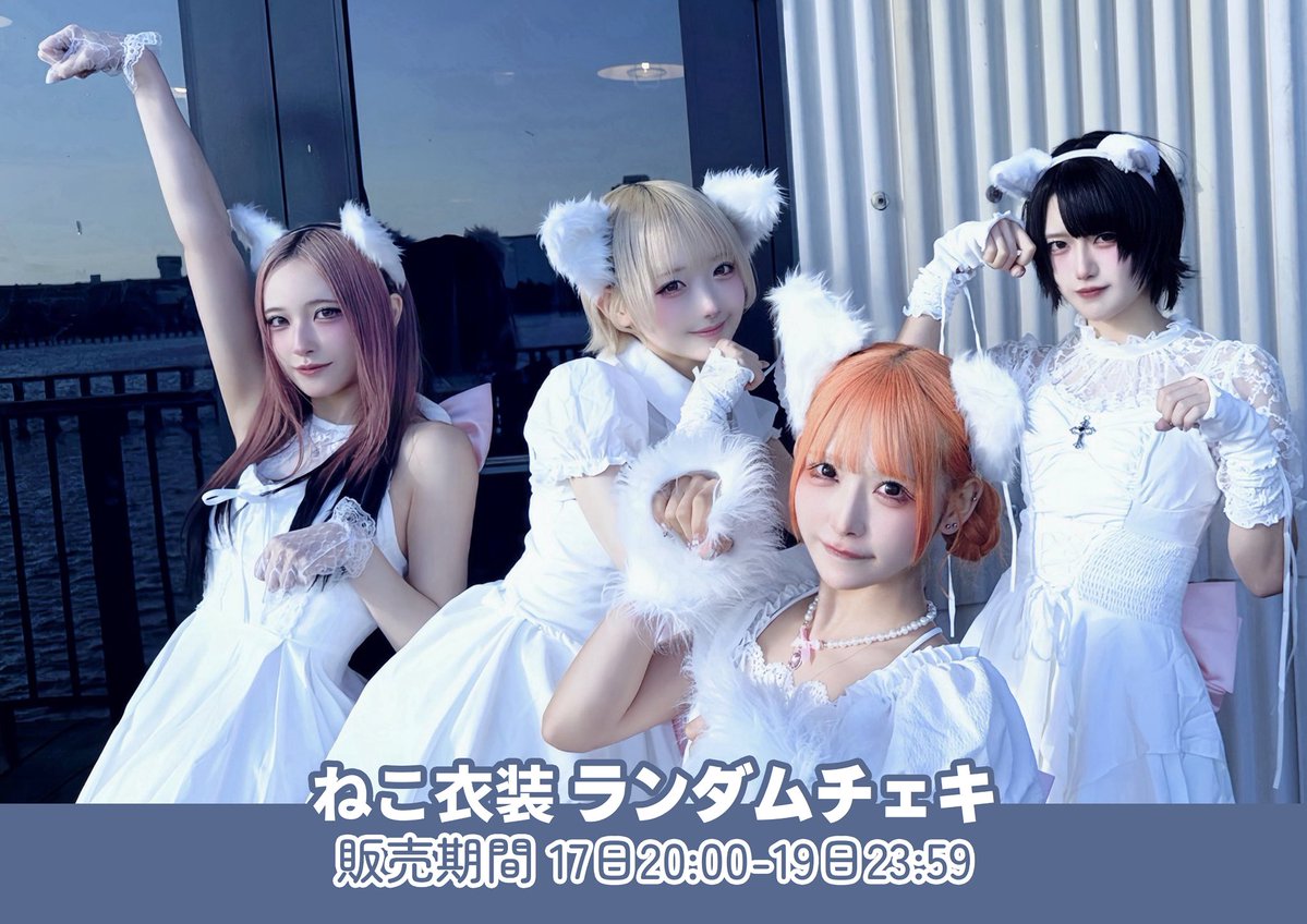 🛒Goods info🛒 】 ねこ衣装ランダムチェキ販売決定