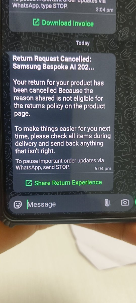 TopgearTraders's tweet photo. Return request also cancelled,
My ₹32500 gone https://t.co/9yufT7fIUr
