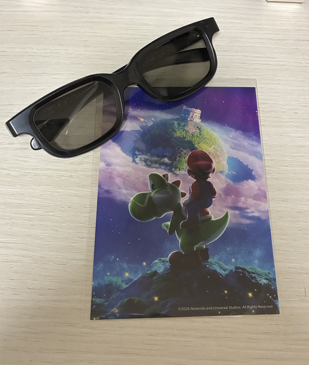 Keiwwea's tweet photo. 『ザ・スーパーマリオギャラクシー』
ロゼッタめっちゃ可愛かった！
前作よりもマリオのゲーム要素が多くて面白かったよ。クッパがJrのために友情捨てて悪に戻ってきたのは感動した😭

あとフォックスがイケメンすぎる。
チラッとピクミンいたし、このままだとスマブラの映画になるんじゃないの？笑 https://t.co/L2SUFmZoPd