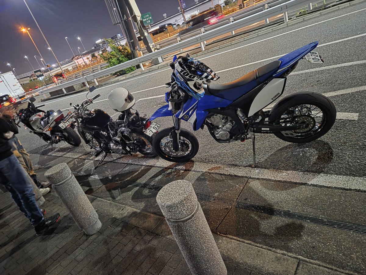 goripon___'s tweet photo. 大黒PA封鎖してたから帰宅中 https://t.co/wUrFKmFDvq