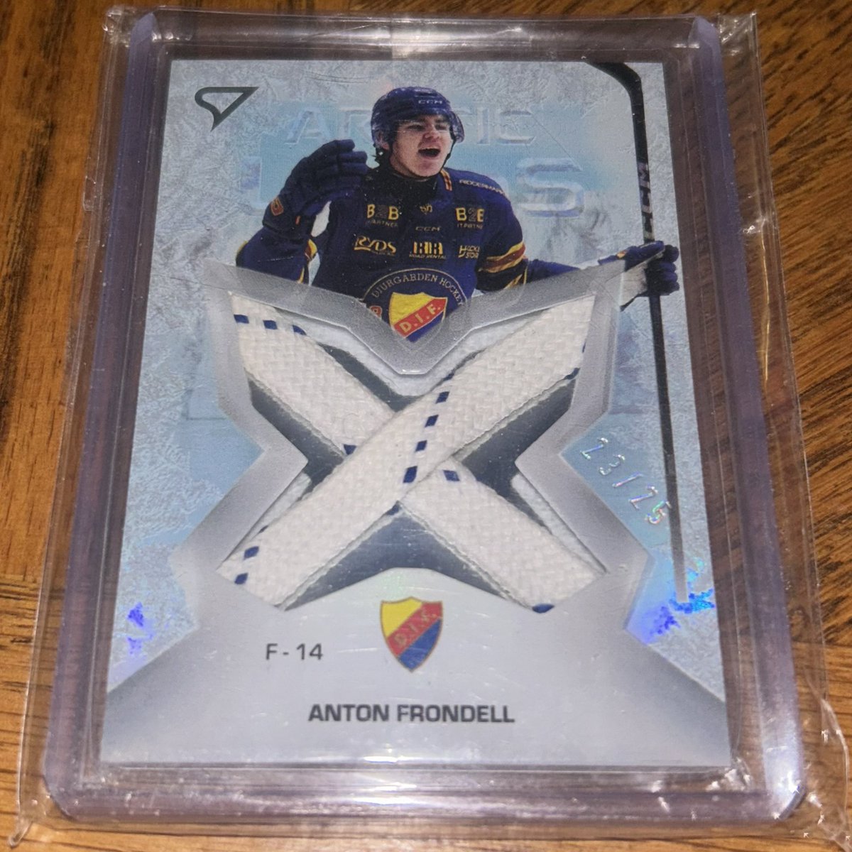 CenterIceCC's tweet photo. S&amp;T from the last episode, I (Eric) love skate lace cards. With Anton Frondell being a key piece of the Blackhawks’ rebuild, this was a must-have for me.

1/3 https://t.co/nDBCHGfx1n