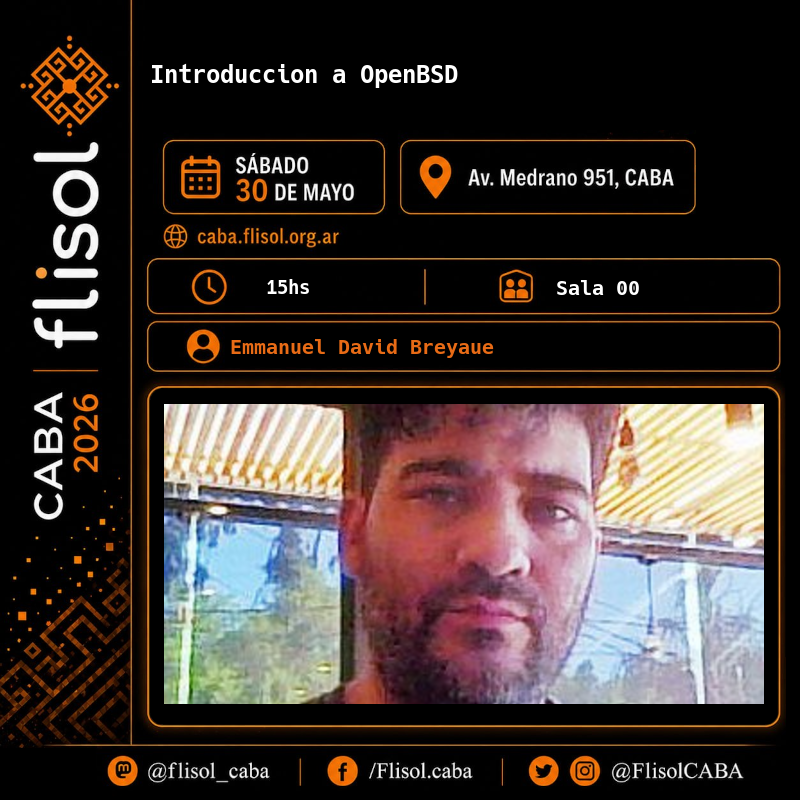 FlisolCABA's tweet photo. 🛠 #Talleres en #FLISoL #CABA 2026

• #KiCad y #FreeCAD: un círculo virtuoso - Guido E. Rodríguez
• Introducción a #OpenBSD - Emmanuel David Breyaue

Registrate #Gratis https://t.co/y6Bwg3ZNS2 https://t.co/o5ESS0LgDk