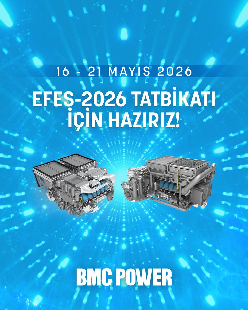 bmcpowerresmi's tweet photo. EFES-2026 Tatbikatı’nda Gücümüzü Sergiliyoruz!

EFES-2026 Tatbikatı kapsamında düzenlenen Savunma Sanayi Sergisi için 16-21 Mayıs tarihlerinde; BATU Güç Grubu ve UTKU Güç Grubu motolarımızla İzmir Seferihisar Doğanbey Atış ve Tatbikat Alanı’ndayız. https://t.co/syYASXZvlg