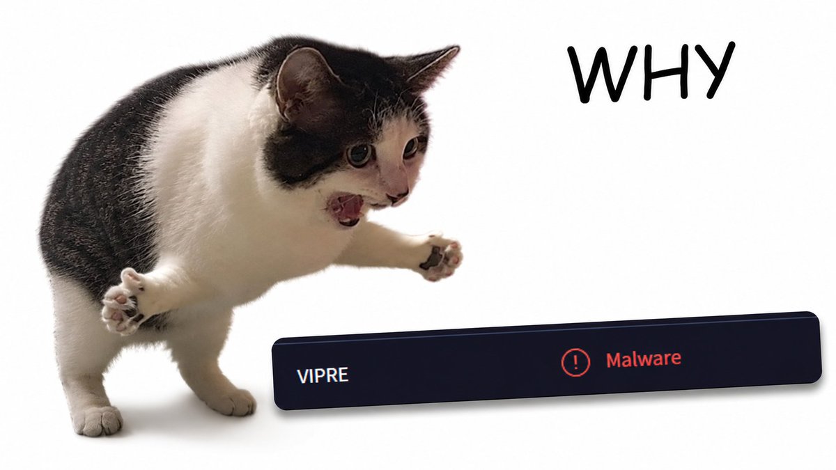 ctrlaltintel's tweet photo. @VIPRESecurity  Please stop flagging us on Virus Total <3 https://t.co/nNtKpGJP0V