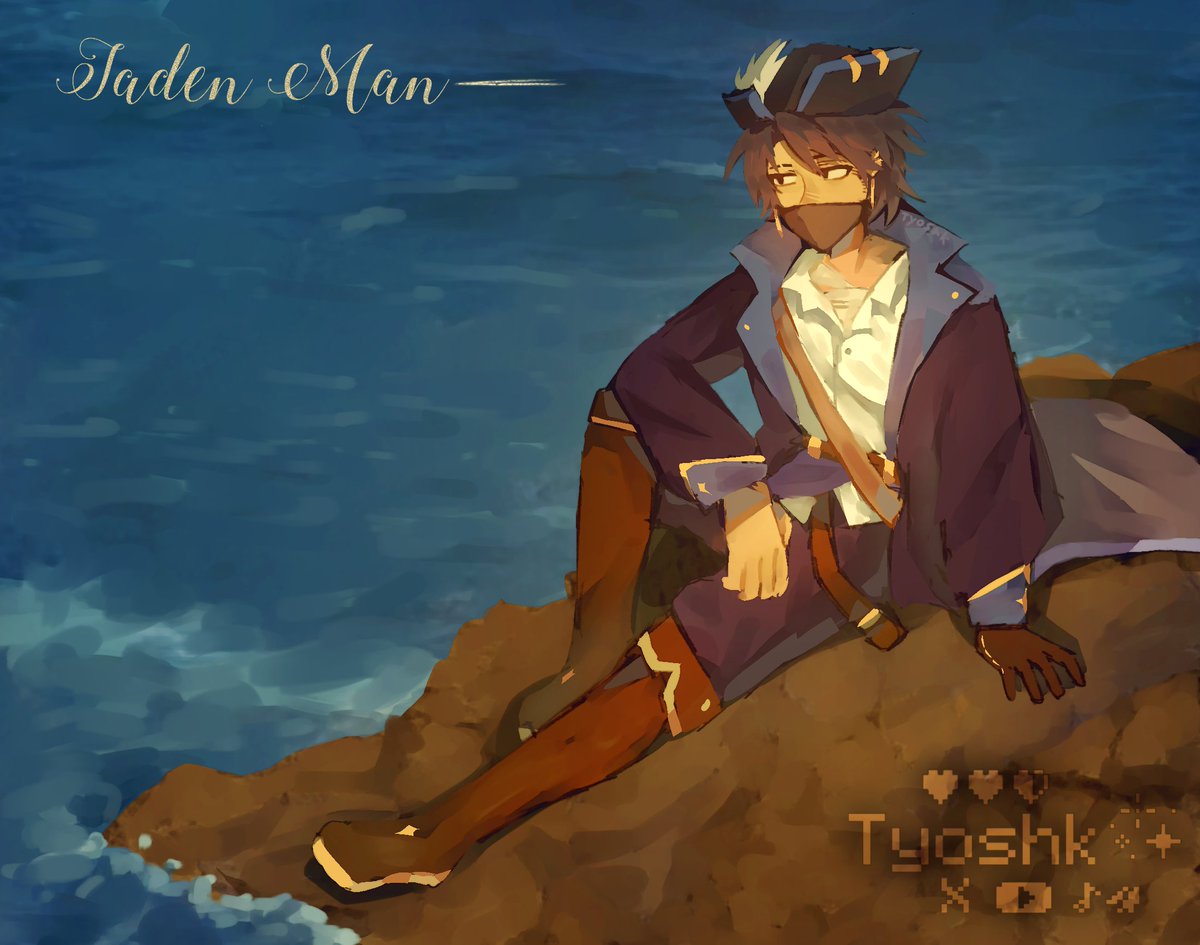 tyoshk's tweet photo. The strongest pirate is already here! °_° #Jadenmanfanart https://t.co/62muq8rel3