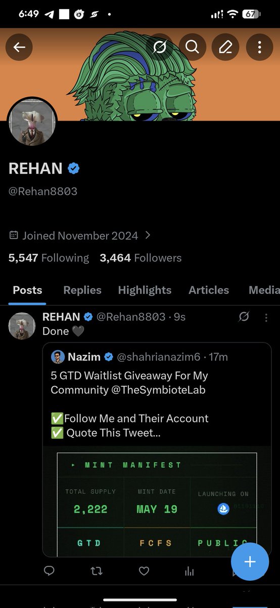 REHAN tweet media