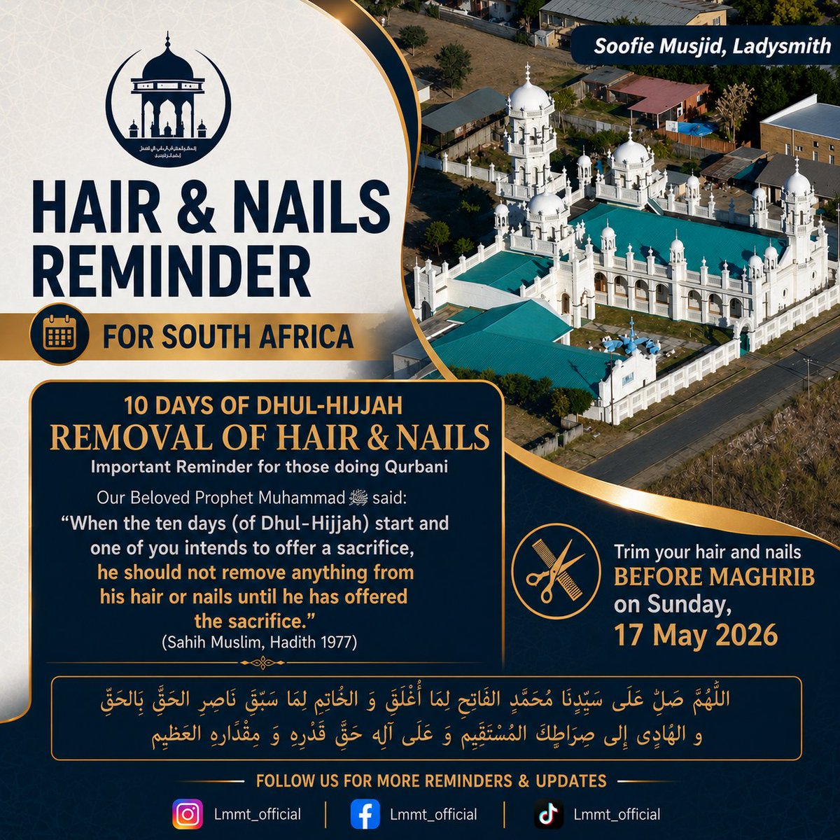 Ladysmith Mosque & Madressa Trust tweet media