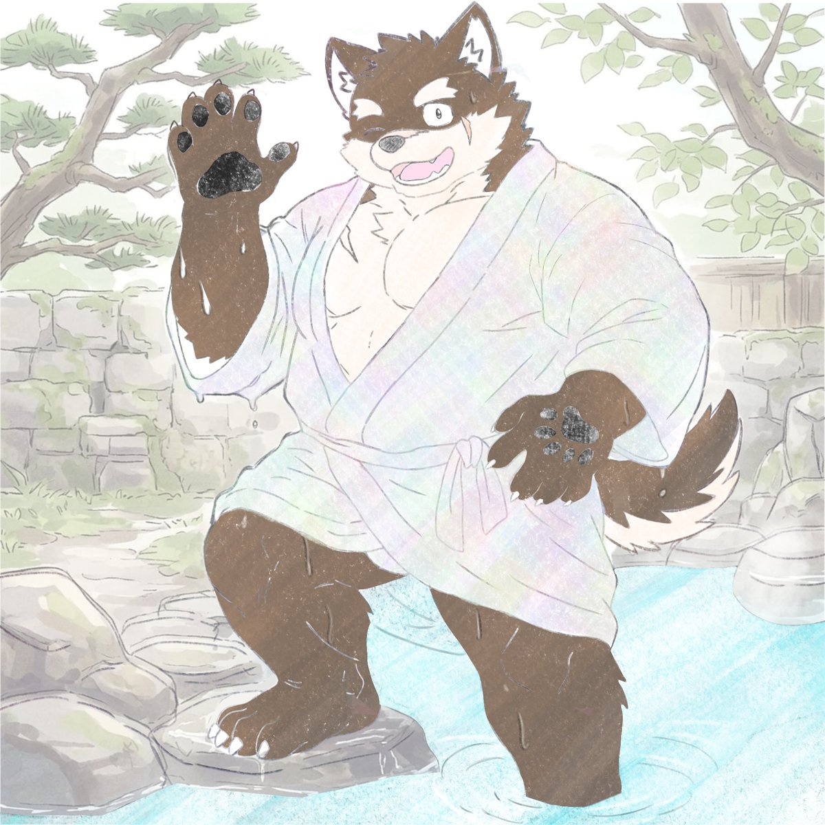 東京放課後サモナーズ #放サモ #モリタカ #獣人 #イラストㅤㅤㅤ skeb