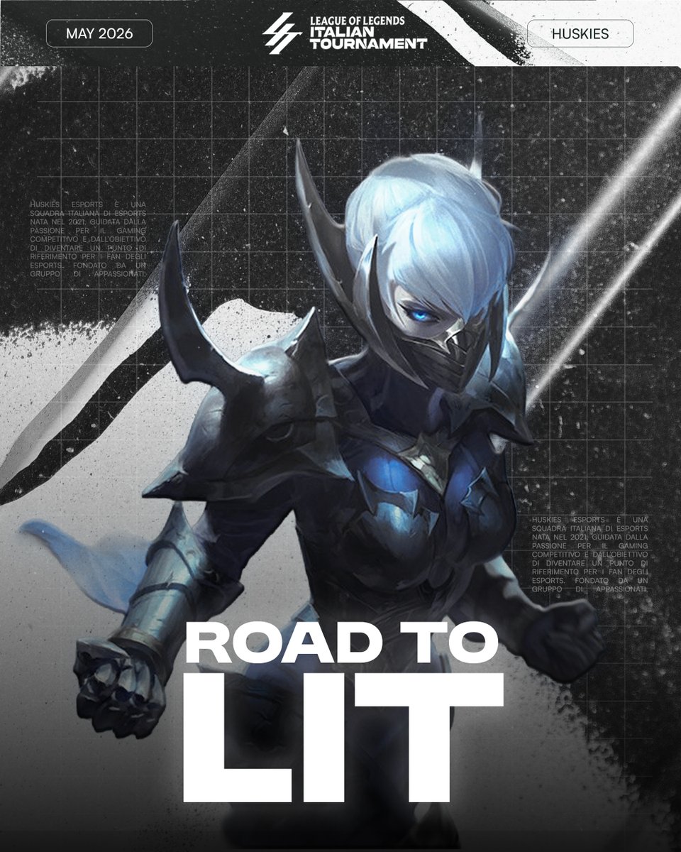 huskies_esports's tweet photo. LIT PROMO RELEGATION, WE BELIEVE IT 🔥

@lit_official_it is waiting, let's go get it #GoHuskies 💙🐺

TOP @cicciopotetor 
MID @lol_Malice 
JNG @Sheshwa3 
SUP @zDeDy22 
ADC @Call_Me_Aze 

SUB @Venomazz96 | @lorebalia55670 
COACH @DPeolo 

#LoL #LeagueOfLegends #Esports #gaming https://t.co/FGxTWGL6Wy