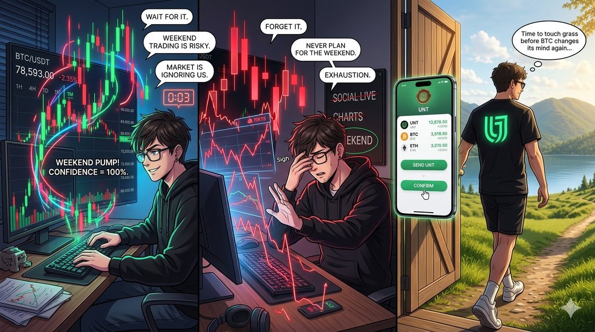 hobrsesy's tweet photo. @unity_wallet Why stress over 1-minute weekend candles when you can just secure your assets in peace? 🧘‍♂️✨
Unity Wallet keeps it clean, simple, and stress-free so you can get back to living your life. Make your move, log off, and go get some sunlight.
#CryptoTwitter #DeFi #UnityWallet $UNT https://t.co/4EbsHlzjKK