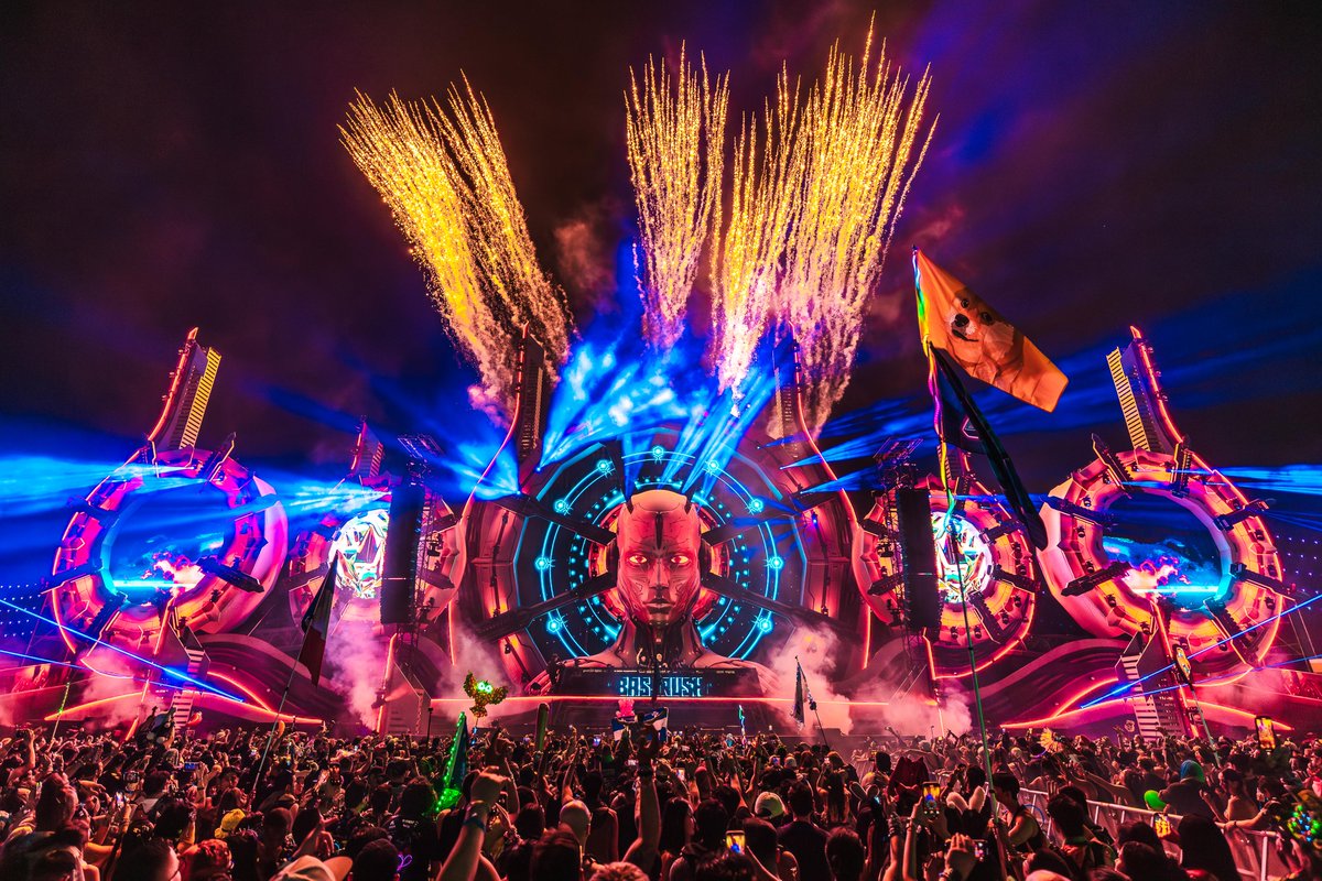 bassrush's tweet photo. From dusk βtil dawn, you all were dominating #bassPOD on Day 1 of #EDCLV2026. Who's ready to run it back for Day 2? ππ₯ https://t.co/plEDeiiRkY