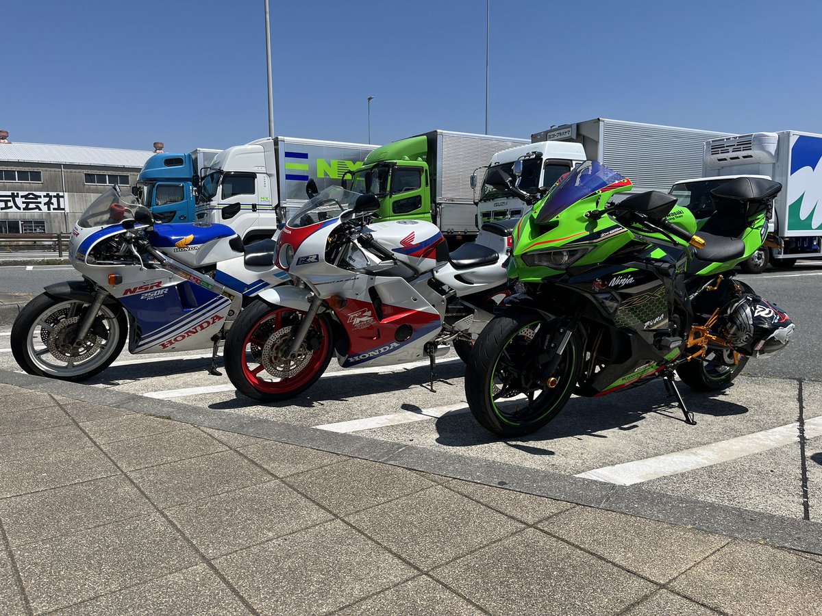今日も沢山走れて満足！ #zx25r #kawasaki #ninja