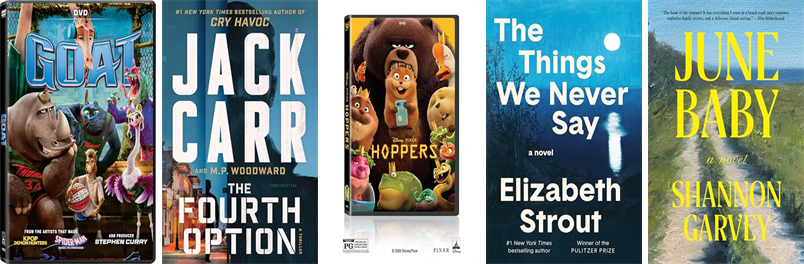WigginMemorial's tweet photo. This week the Wiggin Memorial Library has 67 new books and eight new movies.  New items include Goat. https://t.co/xHYZ4FUQTM https://t.co/ZIzfsNj9DW