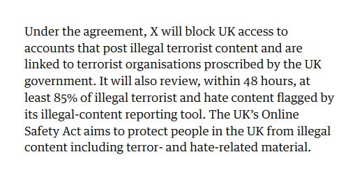 owenboswarva's tweet photo. X to block UK access to accounts linked to terrorist groups in Ofcom agreement https://t.co/HfdQw1KqaQ

Ofcom statement https://t.co/Yvs2GoO68x

The chans are saying Elon has been "cucked" what does that mean

#OnlineSafetyAct #censorship #openweb #techpolicy https://t.co/cc3abnraZd