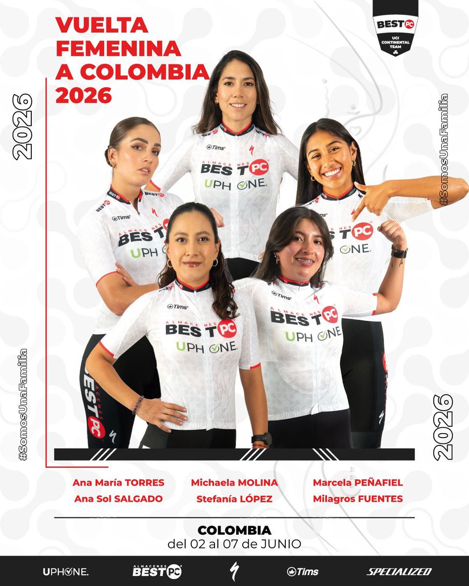 TeamBestPC's tweet photo. ¡Se viene una gran aventura sobre ruedas! 💪🧳

Nuestras guerreras ya alistan maletas, bicicletas y toda la actitud para lo que será la Vuelta a Colombia Femenina.

Cada vez falta menos ⏳

#SomosUnaFamilia https://t.co/RU7YrxefZQ