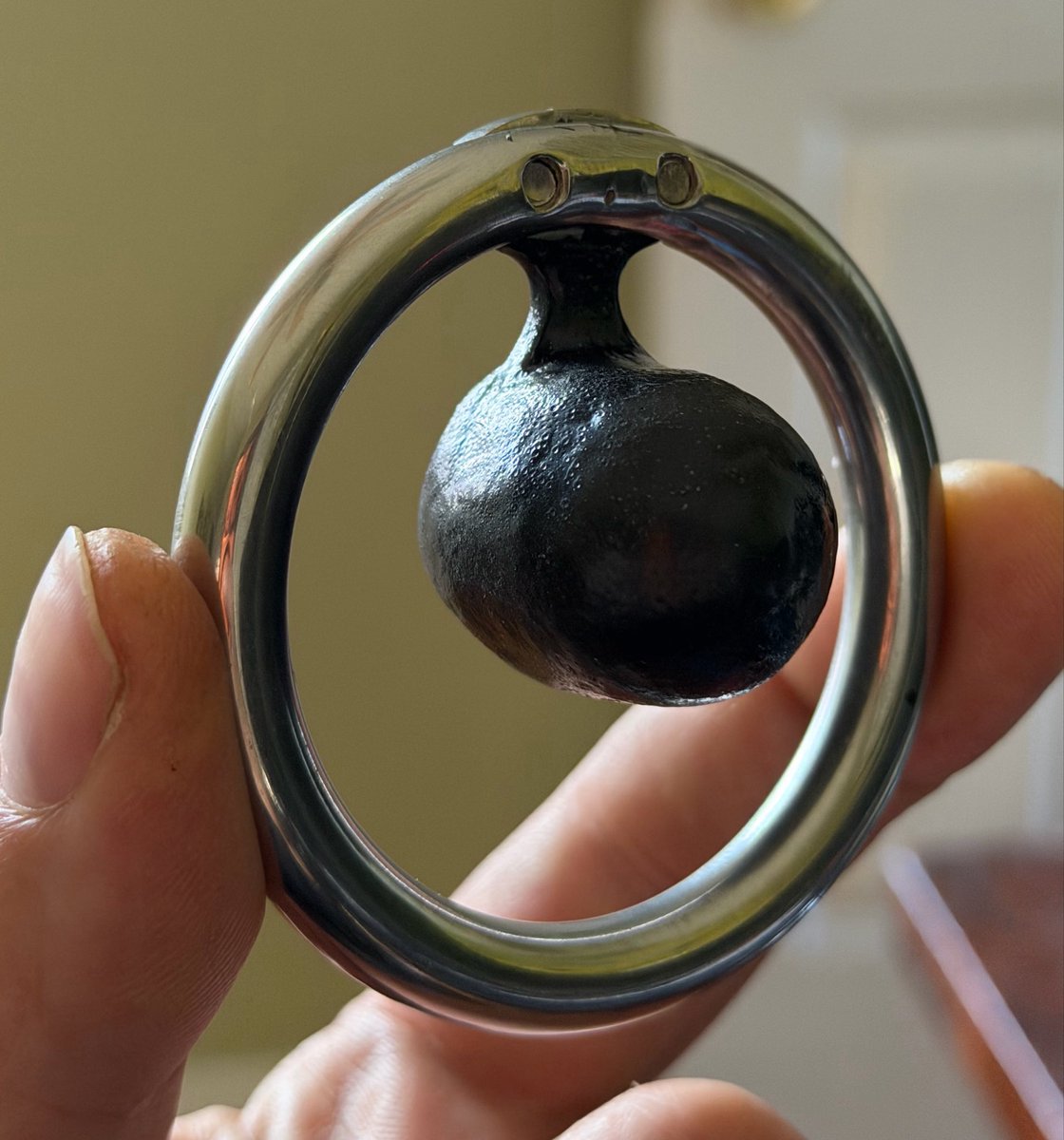 ObjectOfAgony's tweet photo. 😈: The Cockless Ring: Because certain fggts only need a drain. https://t.co/1tgR8KsOqI