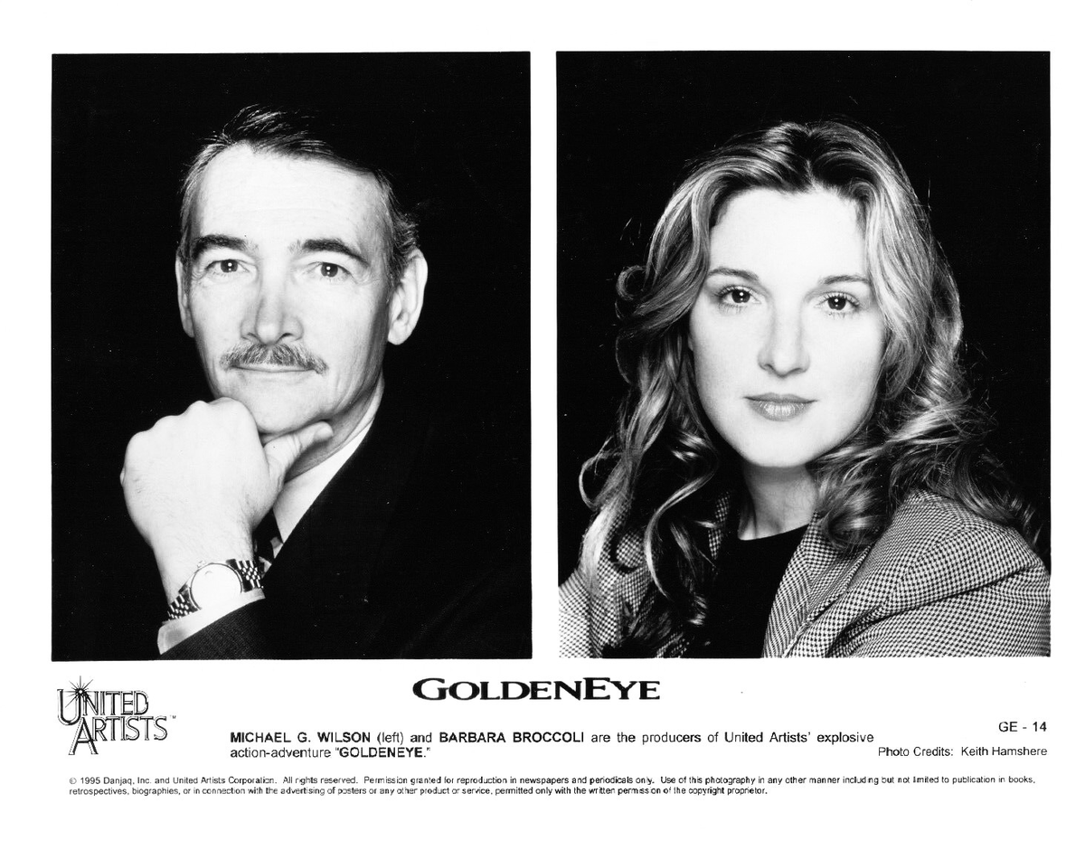 Thunderballs007's tweet photo. Promotional stills of Producers Michael G. Wilson and Barbara Broccoli for GoldenEye (1995) https://t.co/mOk7LUQeb8