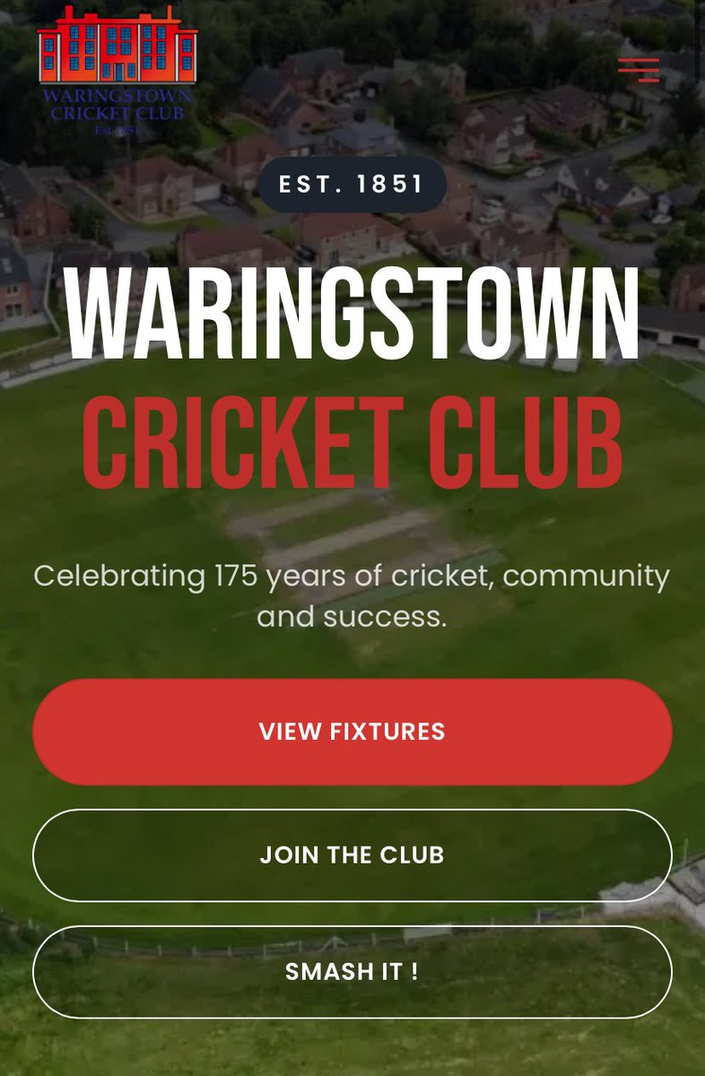 WaringstownCC's tweet photo. While we are waiting for the rain to clear at Muckamore, it’s a good time to launch our new web site - now live and ready to explore.

Massive credit to Podium Apps, whose expertise and attention to detail have delivered a clean, fast and future‑proof site
https://t.co/4uv3dOLhQu https://t.co/CZcbk6qGkY