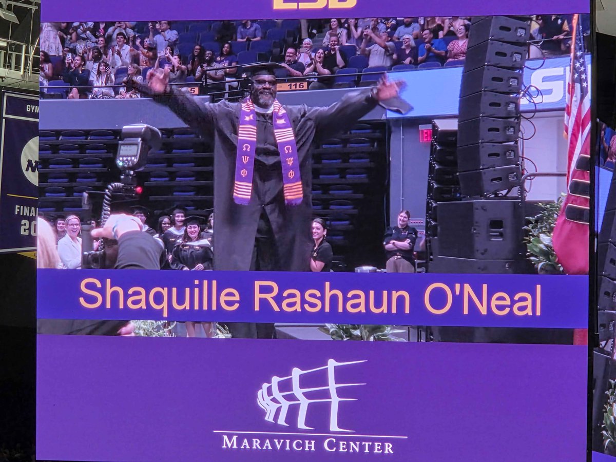 orkboy59's tweet photo. Done and dusted. It's been a fun two years, but I am glad to be done. Also, congratulations to @SHAQ for earning his Master's degree today too. https://t.co/Vzma5V33aa