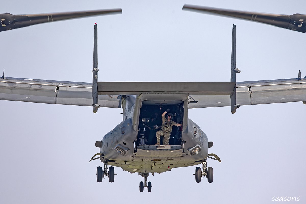 2026/5/16 TY 353SOG CV-22B 08-0051 オスプレイのデモだけ撮影して