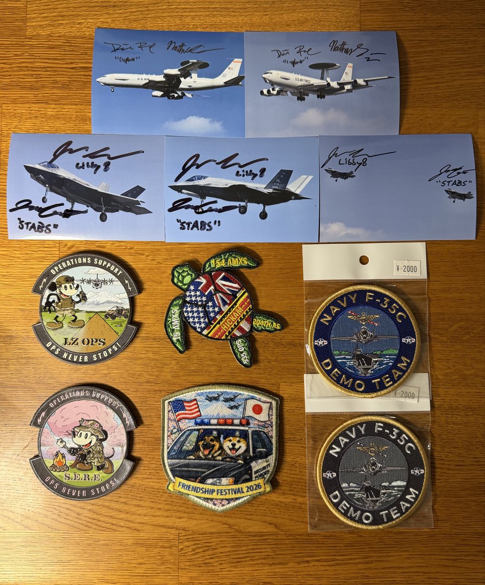 今日の戦利品！F-35Cデモチームのパッチはとりあえず高いけど買ってみ