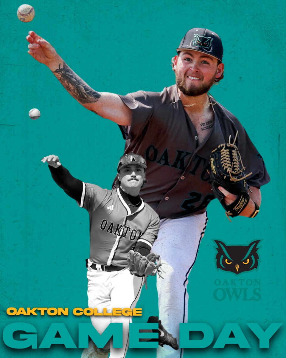 OaktonOwls's tweet photo. 📣2026 Division III Great Lakes District Baseball tournament continues at 11am EST today. Oakton College vs Terra State for one last game. Winner moves on to Nationals and is the Great Lakes Champion🇺🇸 https://t.co/8BnqPQhRti