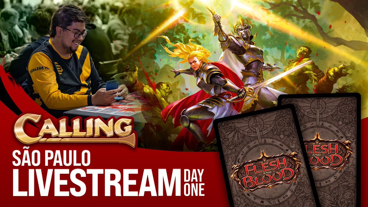 🔴🇧🇷 Flesh and Blood is LIVE from Brazil! 🇧🇷🔴 Players are