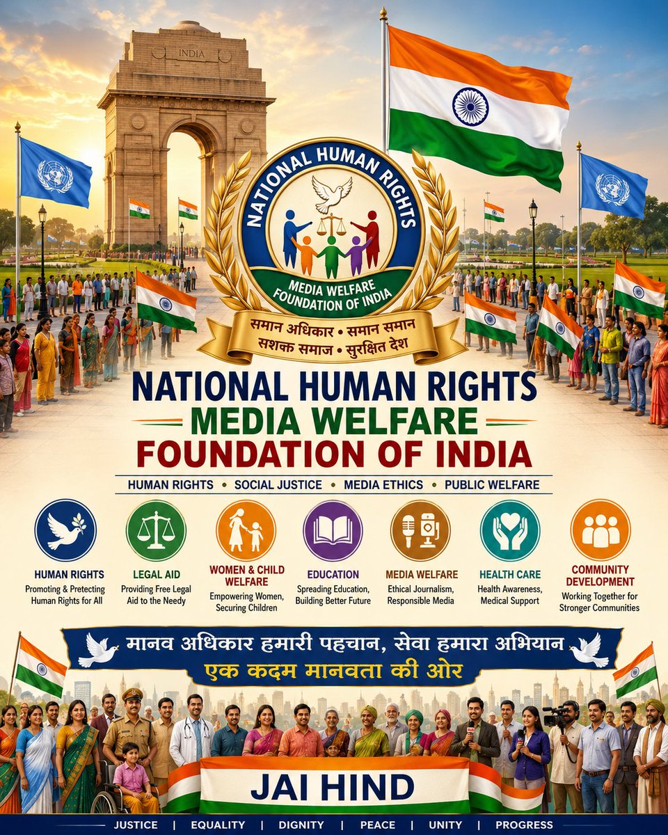NATIONAL HUMAN RIGHT & MEDIA WELFARE FOUNDATION tweet media