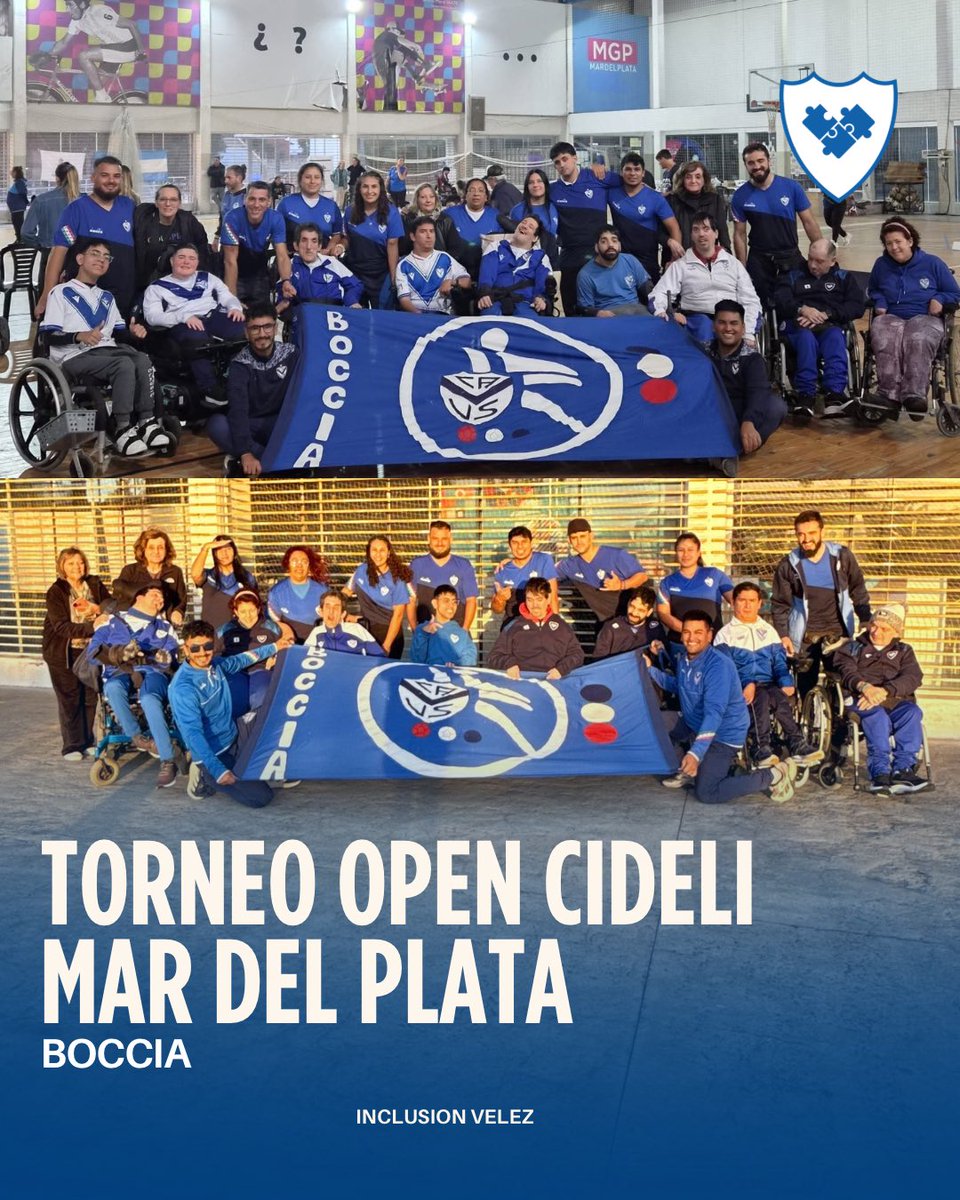 VelezInclusion's tweet photo. TORNEO OPEN CIDELI-MAR DEL PLATA 

Fueron días intensos de pura competencia junto a clubes de todo el país y jugadores de selección nacional. Nuestros deportistas lograron buenas posiciones en las distintas categorías en las que participaron. https://t.co/DPY5tOfwQ6